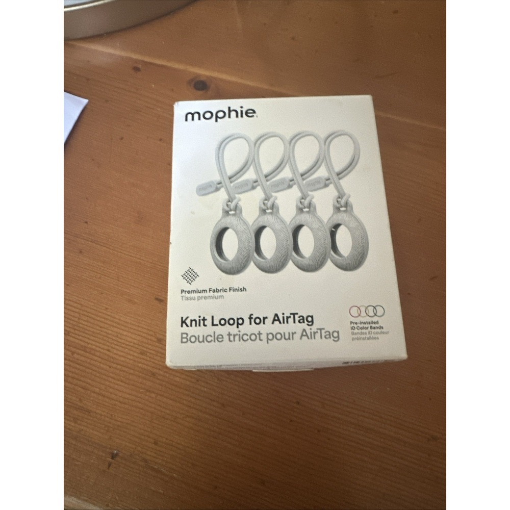 Mophie Knit Puck For AirTag 4-Pack New! mophie • Ring Case